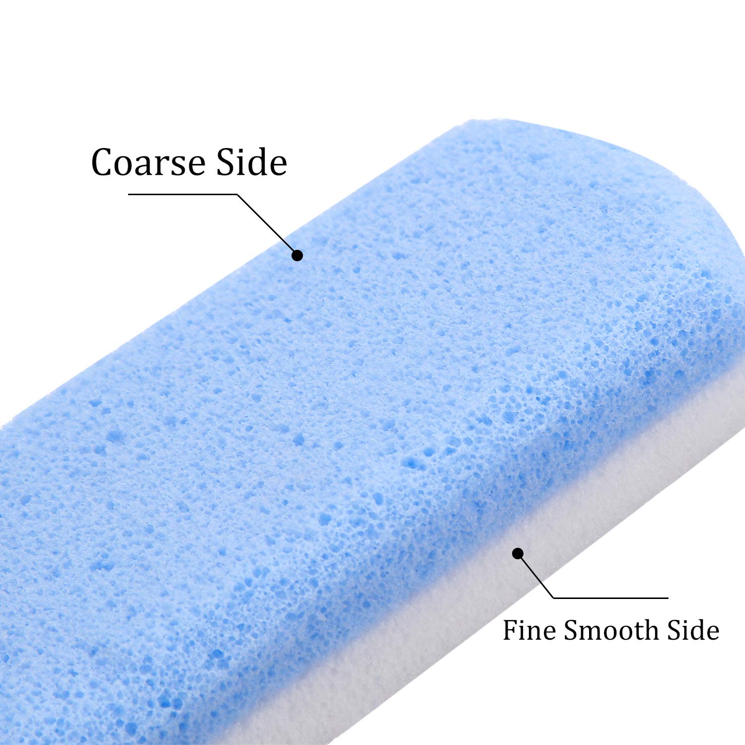 Natural Pumice Stone Foot File Scrub Hard Skin Remover Pedicure Brush 