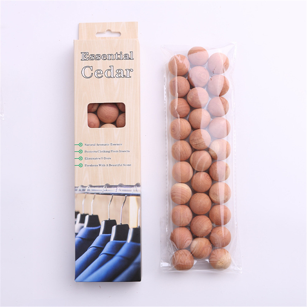 Wooden Cedar Shoe Balls With Fresh Scent