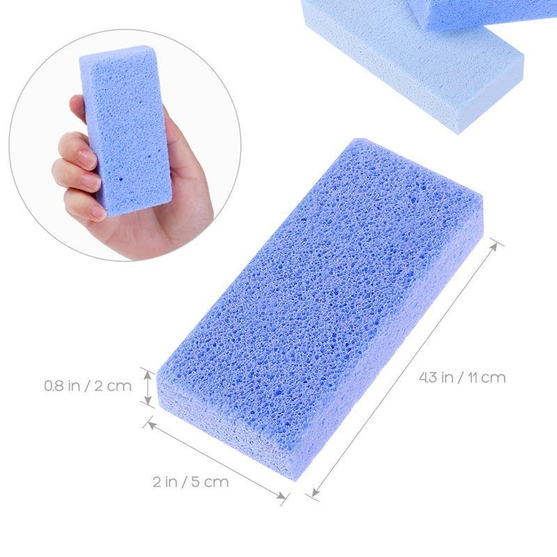 Natural Pumice Stone Foot File Scrub Hard Skin Remover Pedicure Brush 