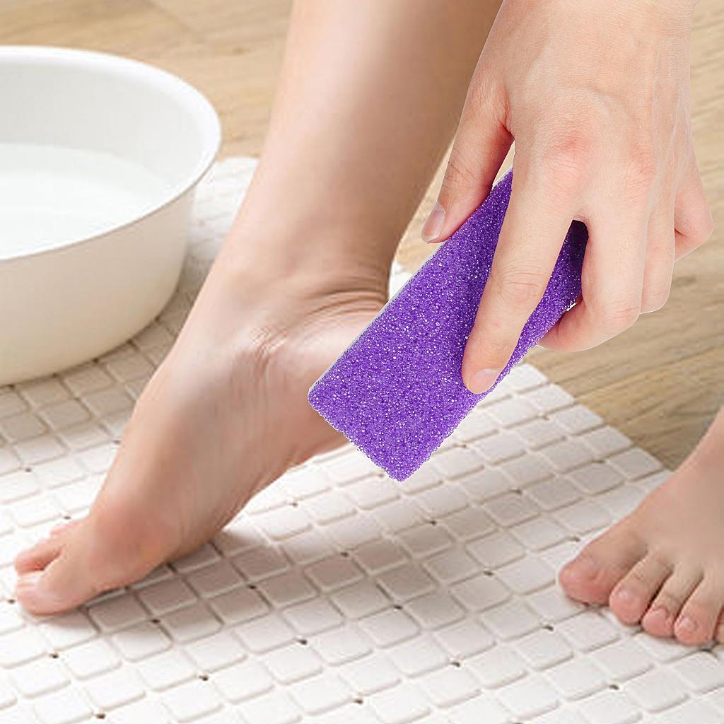 Double Sided Pumice Stone Callus, Hard Skin Callus Remover and Scrubber Pedicure Tools Foot File for Feet Hands Exfoliator Pedicure Feet File - 副本