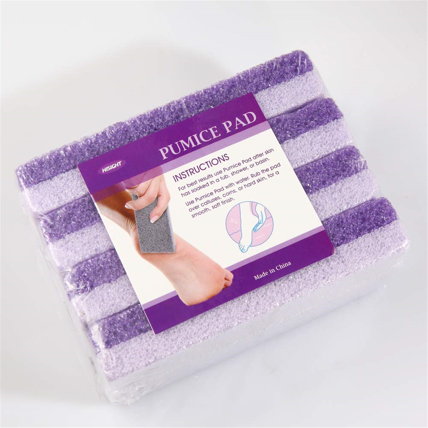 Dual Callus Buffing Pumice Bar Stone Extra Coarse Pedicure Foot Pad