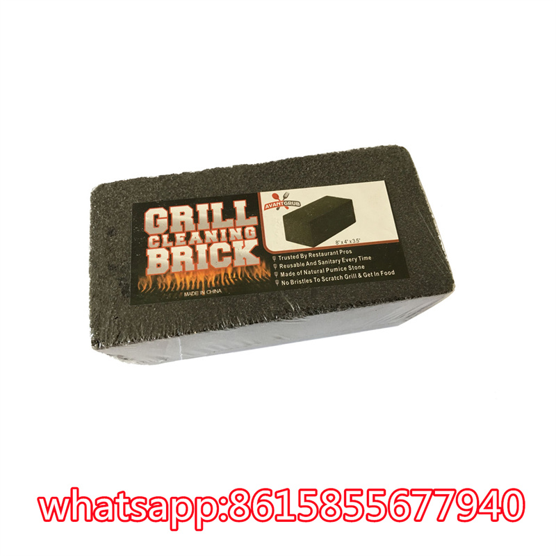 BBQ Grill brick Pumice Stone cleaning