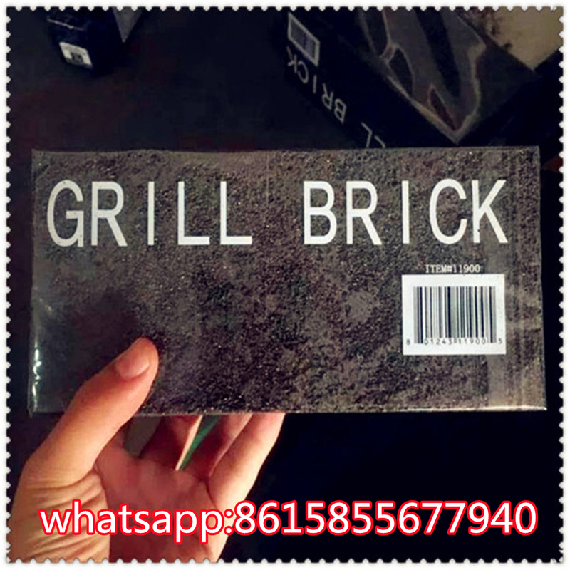 Grey BBQ Grill cleaning brick Pumice Stone brick for Barbecue Four Bricks Glass Pumice Stone in one set